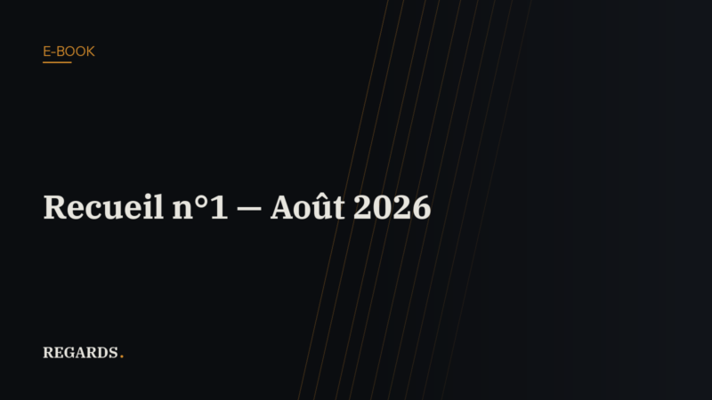 Recueil n°1 — Août 2026